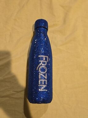 Frozen On Broadway Rhinestone Water Bottle